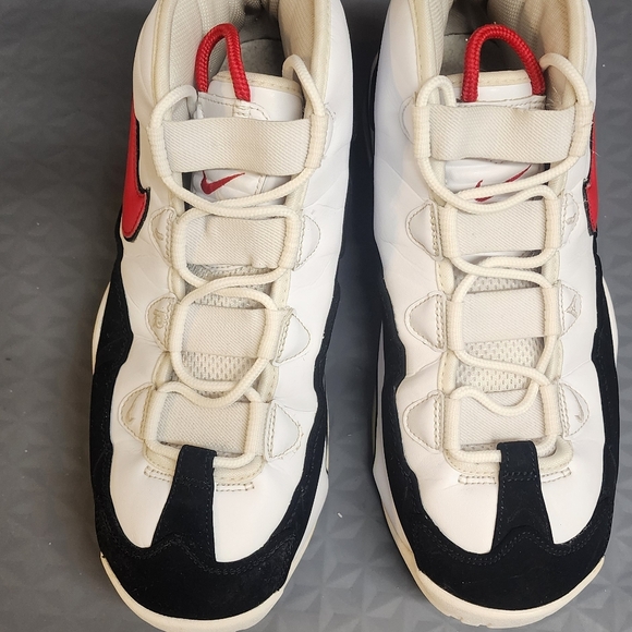 Nike Air Max Uptempo 95 Mens  Sz 10 White Black Red Athletic Sneakers CK0892-101 - Picture 4 of 12